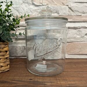 🆕 Mason 64oz Glass Jar / Canister!!